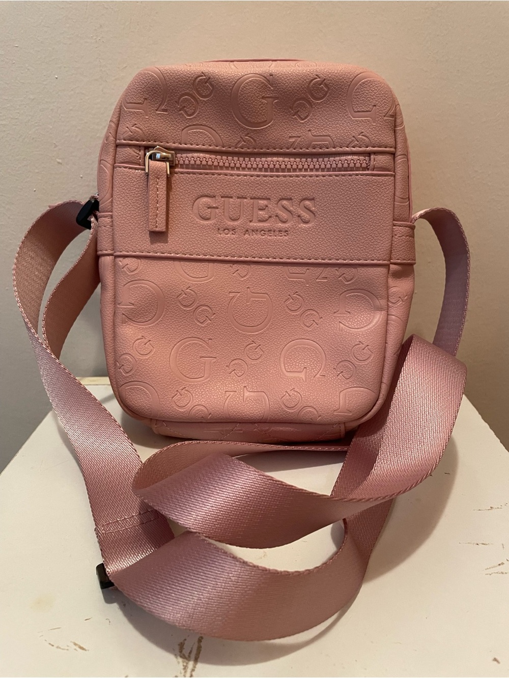 GUESS Trestle Pink Crossbody Bag